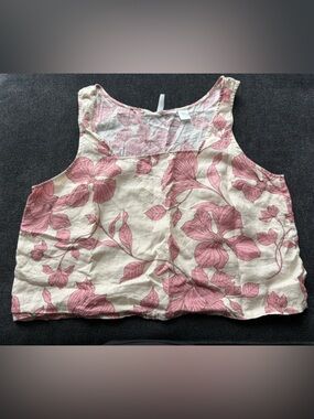 Cynthia Rowley Linen Tank